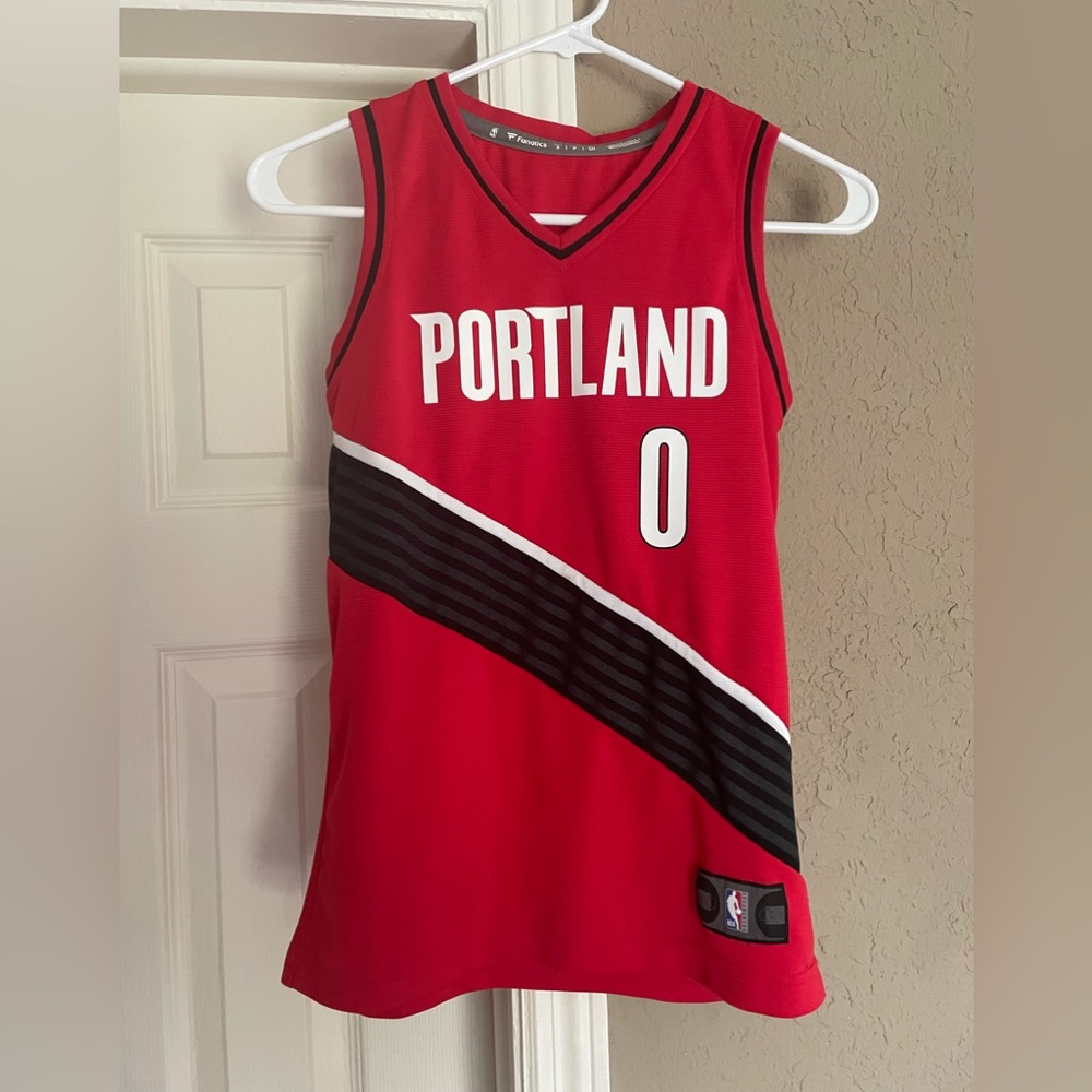 Portland Trailblazers Damian Lillard Youth Replica Jersey